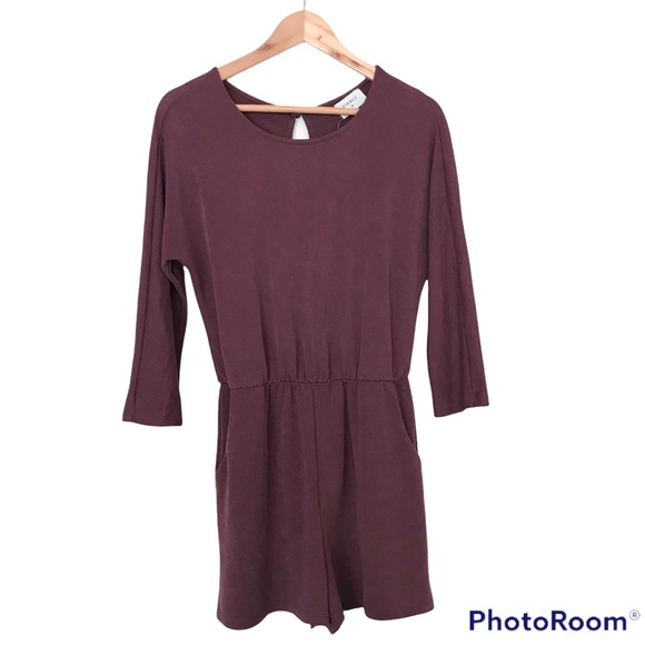 Everly Romper | Urban Outfitters | 3/4 Dolman Sleeve | Pockets - Picture 1 of 12
